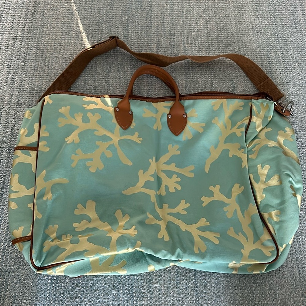 AU raincoat cotton weekender travel bag